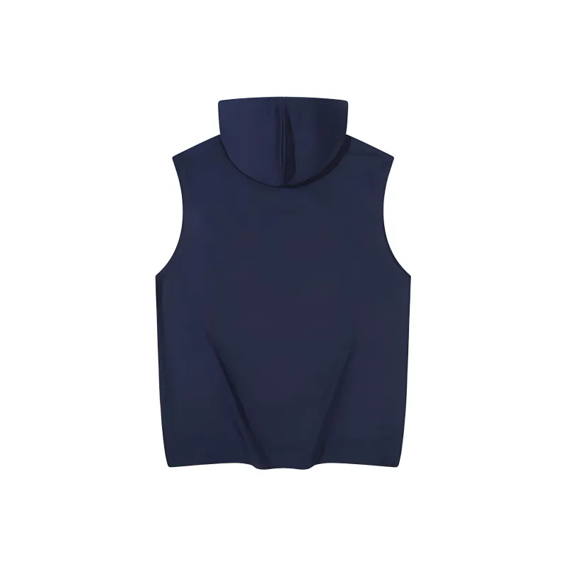 D&W Tank Tops Unisex Navy Blue-1