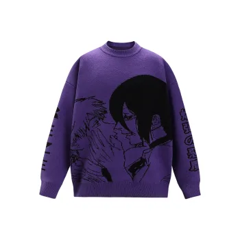 KAKAZZY Sweaters Unisex Purple