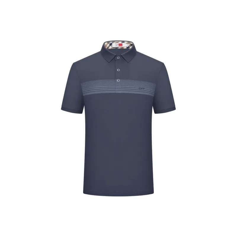 GY Goldlion Polo Shirt Men's Royal Blue-0