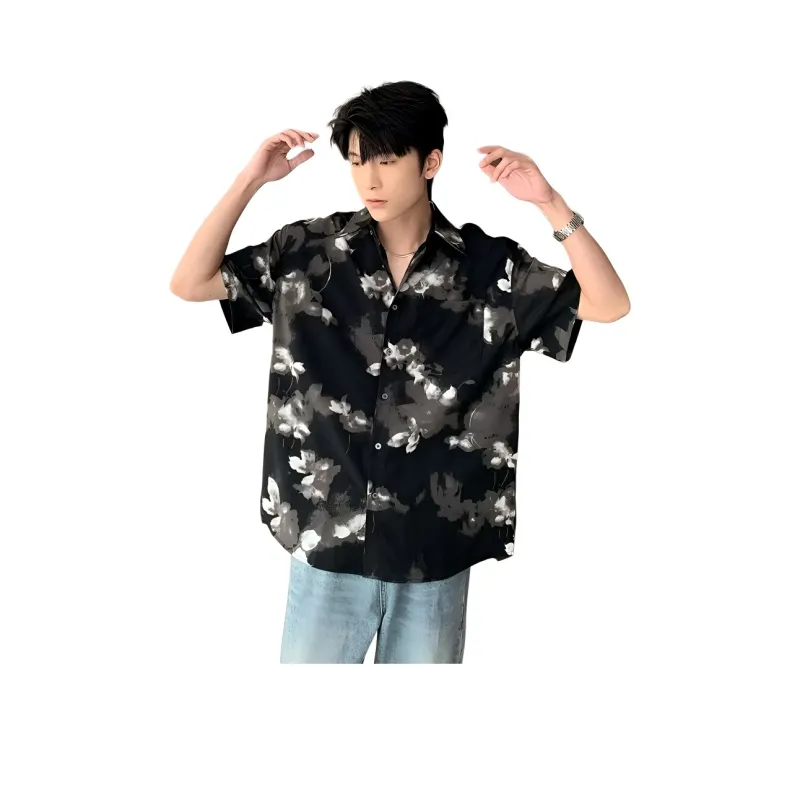 NEAR HERE Shirts Unisex Black-0