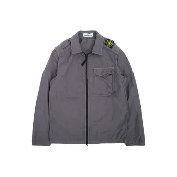 STONE ISLAND SS21 Jacket Men's Lime Gray