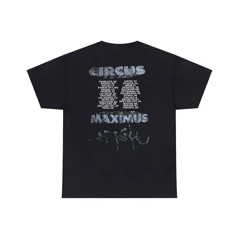 Travis Scott Utopia Circus Maximus 2023 Tour Ii Tee-1