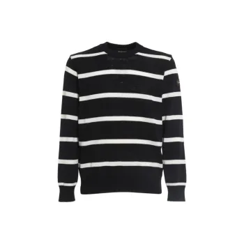 Paul & Shark Round Neck Striped Jumper