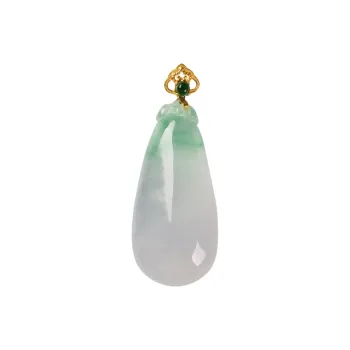 Execute The Blessing Ice Type Jadeite Pendants Unisex