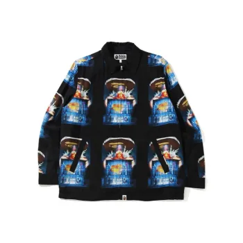 A BATHING APE Invasion Rayon Jacket