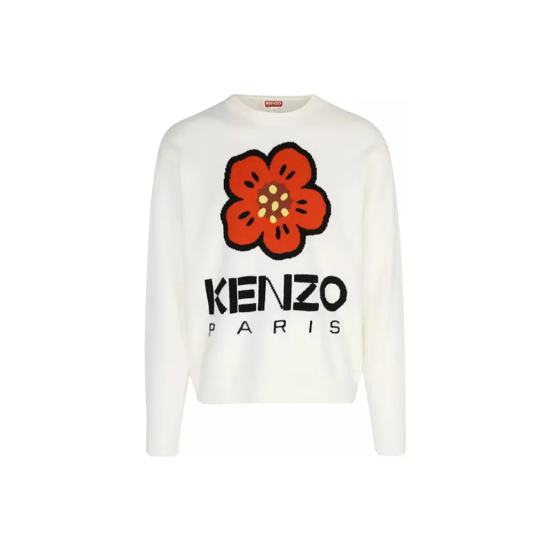 KENZO Boke Flower Intarsia knit Wool Jumper-0