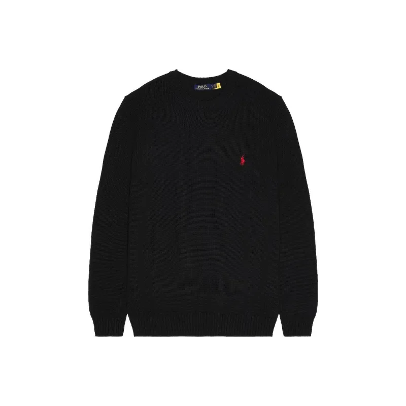 Polo Ralph Lauren Logo Embroidered Crewneck Jumper-0
