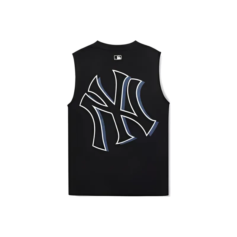 MLB New York Yankees PLAY PIXEL OVERFIT Tank Top Unisex Black-1