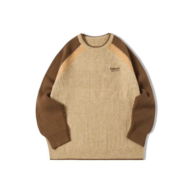 EPTISON Color Blocking Sweater Unisex-4