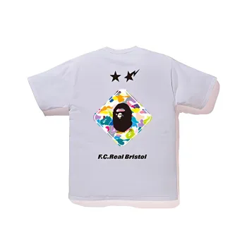 A BATHING APE X F.C.R.B. Back Emblem Tee