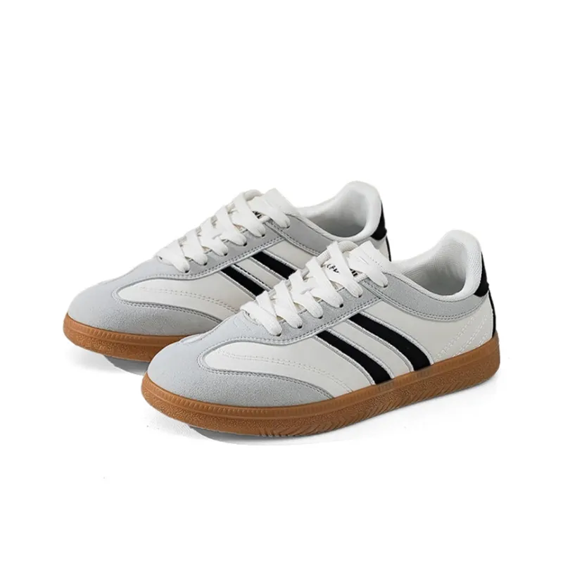 Dafu Leaps Forward Wrapping, Wear Resistant And Non Slip Low Top Skateboard Shoes Women's Beige Gray Black-1