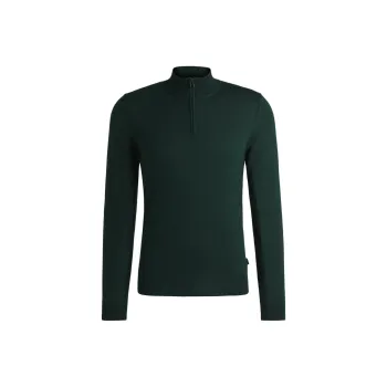 HUGO BOSS Half Zip Knitted Jumper