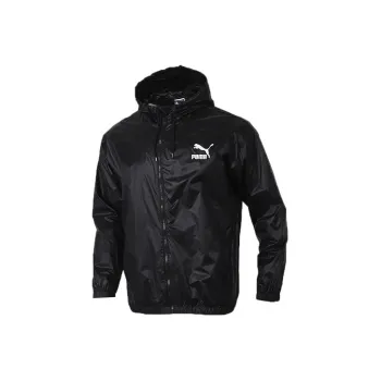 PUMA Windproof Hooded Jackets Men Black