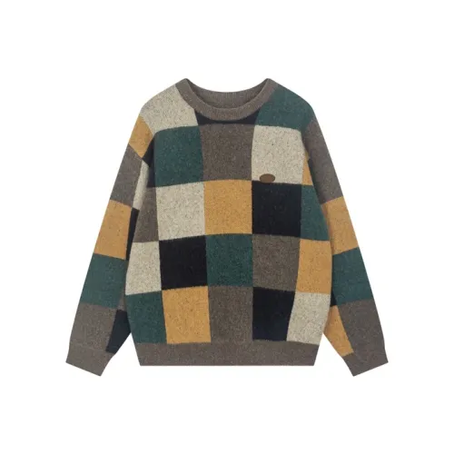 Bosieagender Knitwear Unisex Vintage Brown