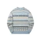 Cyan Gray Jacquard