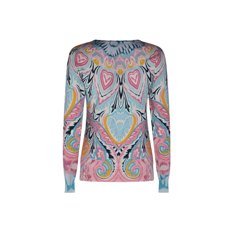 ETRO Graphic Printed Long-Sleeved Jumper-1