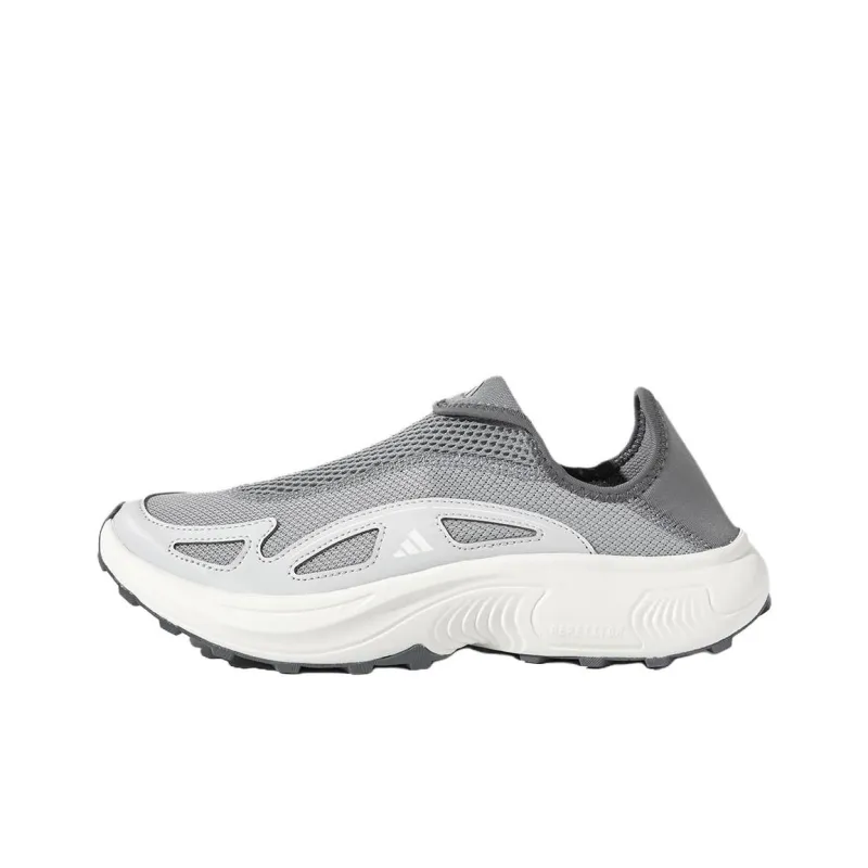 Adidas FC WALKER E Anti Slip Wear Resistant Low Top Running Shoes Unisex White Gray-0