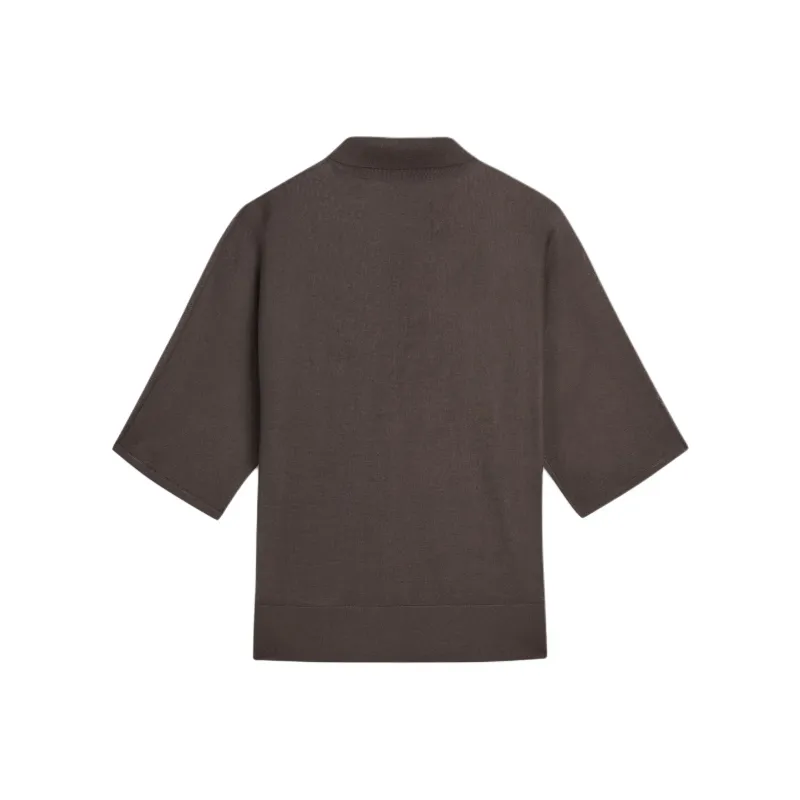 Massimo Dutti Polo Shirt Women's Brown-1