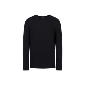 EMPORIO ARMANI Icon Cashmere Interlock Crew neck Jumper