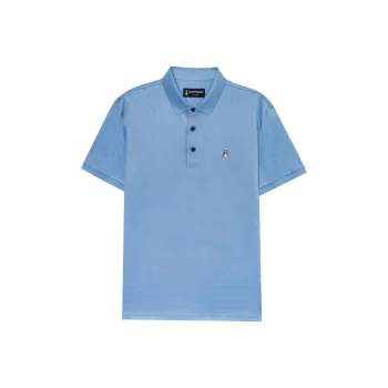 Hush Puppies Polo Shirt Men's Light Blue