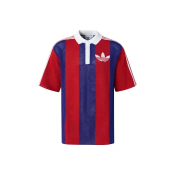 Adidas Originals BLOCKCORE Polo Shirt Unisex Red