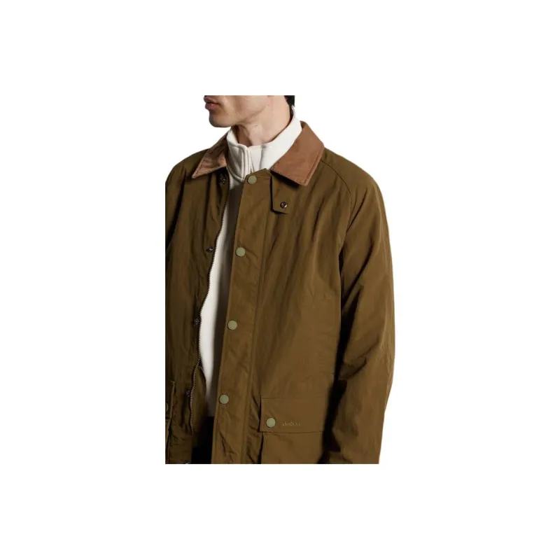 BARBOUR Logo Embroidered Long Sleeved Jacket-4