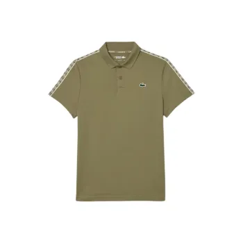 LACOSTE Polo Shirt Men's Khaki Green