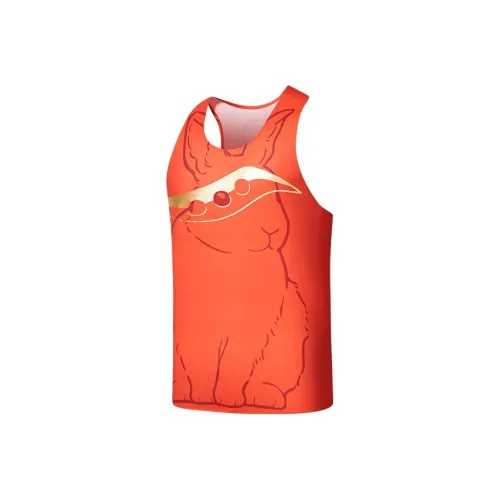 Saucony Tank Tops Unisex Red