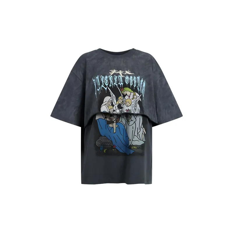 Valeria Obbaco T Shirt Unisex Dark Gray-0