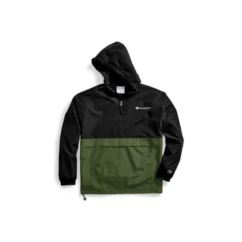Champion Jackets Coats US Version Unisex Black Green Patchwork
