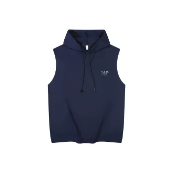 D&W Tank Tops Unisex Navy Blue