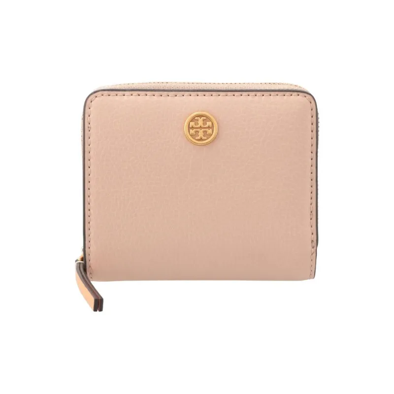 TORY BURCH Robinson Leather Wallet Women's Goa Sand-0