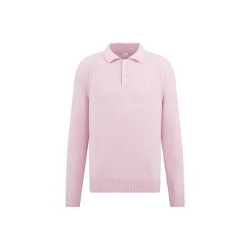 DIOR Icons Long Sleeved Knit Polo Shirt