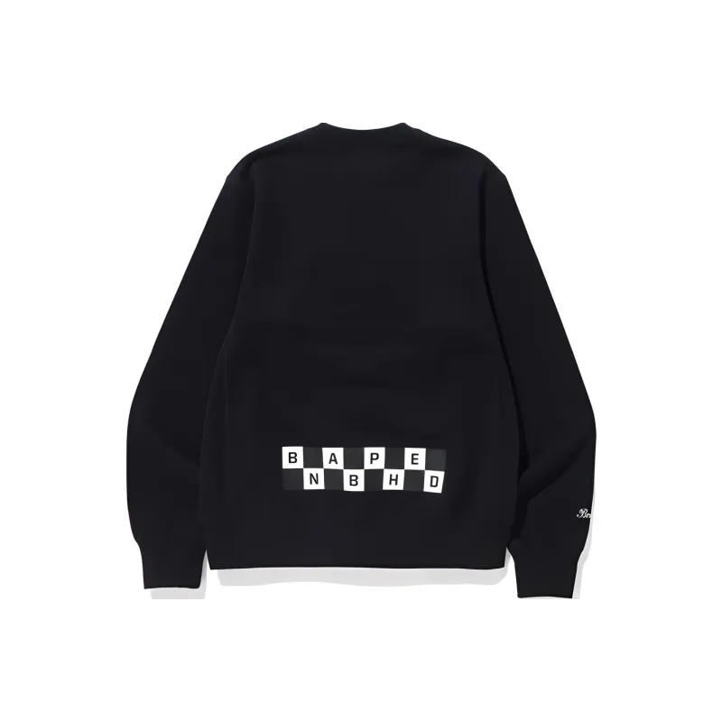 A BATHING APE X Neighborhood Ape & Skull Crewneck-1