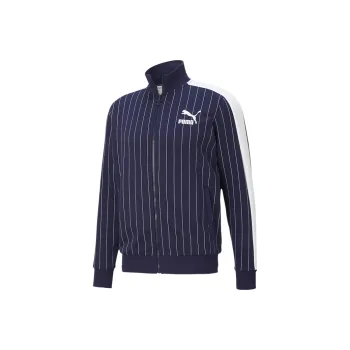 PUMA Jackets Men Tweed Blue