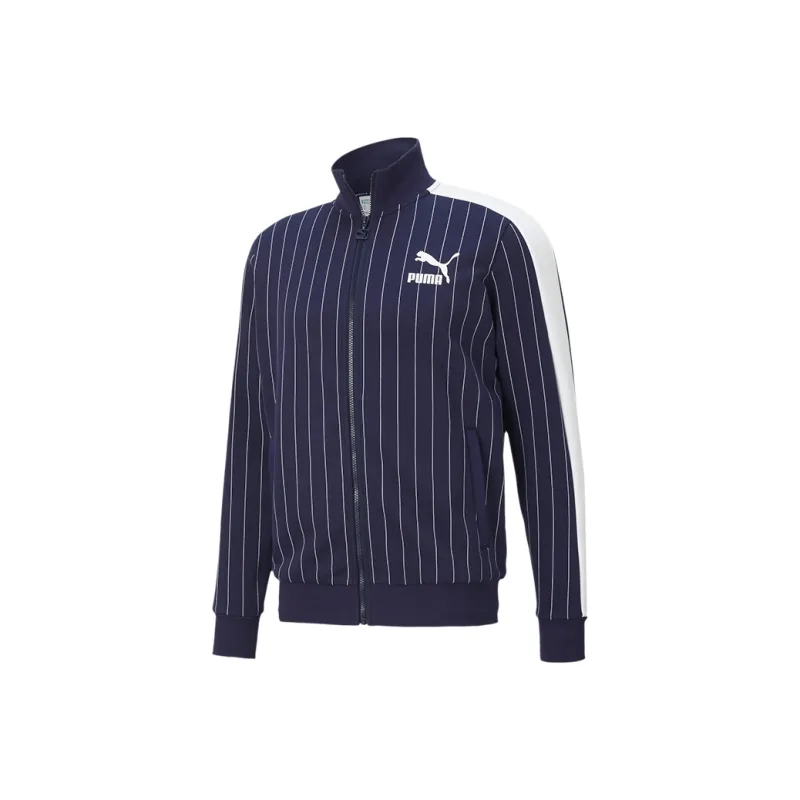 PUMA Jackets Men Tweed Blue-0