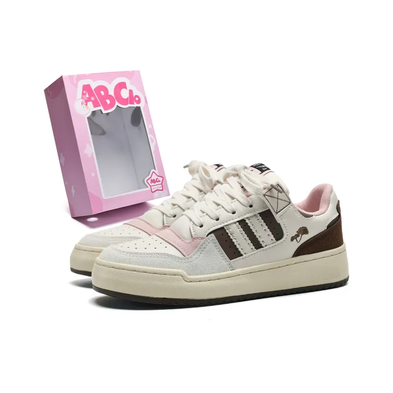 ABCIO Abrasion Resistant Height Increasing Low Top Skateboard Shoes Women's-45