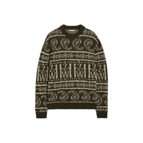 HOLZWEILER Dery Intarsia paisley-bib Jumper