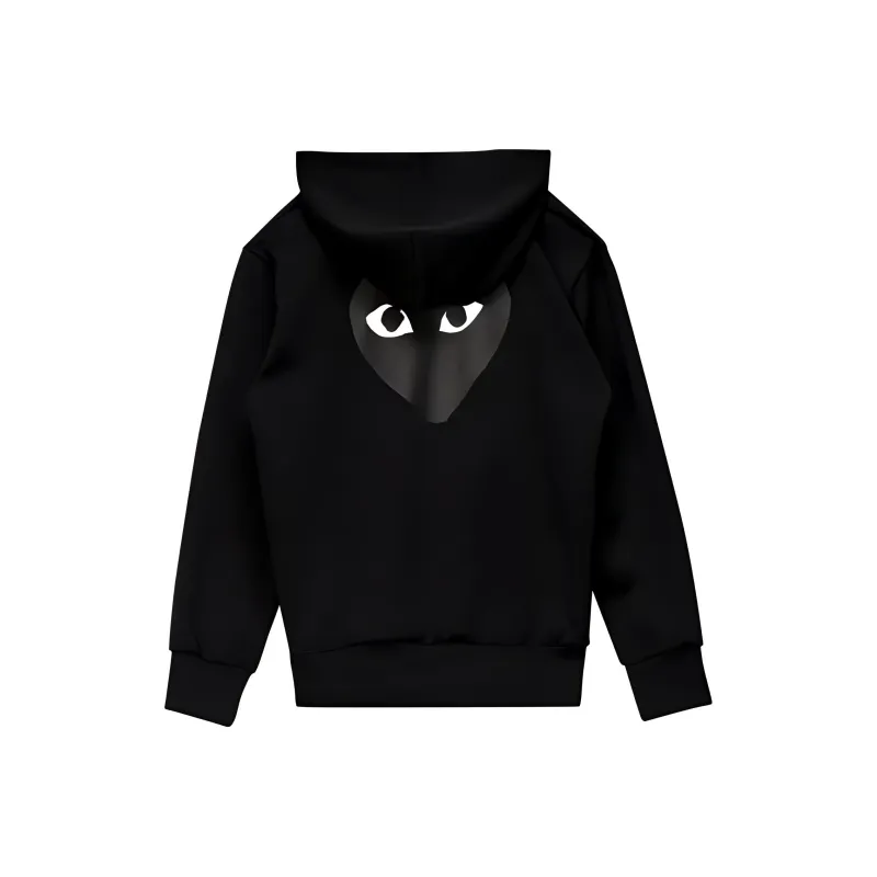 Comme Des Garcons Play Women's Big Heart Zip Up Hoodie-1