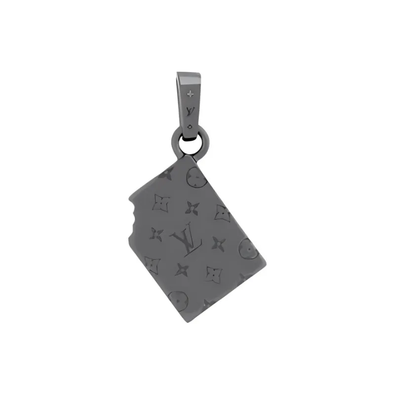 LOUIS VUITTON Metal Parts Charms / Pendants Men's Gray-1
