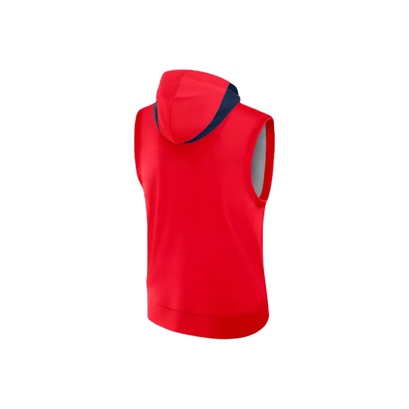 Nike Los Angeles Angels Authentic Collection Men's Nike Dri FIT Mlb Sleeveless Pullover Hoodie-1