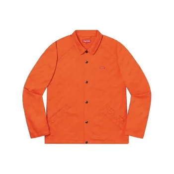 Supreme Snap Front Jacquard Logos Twill Jacket