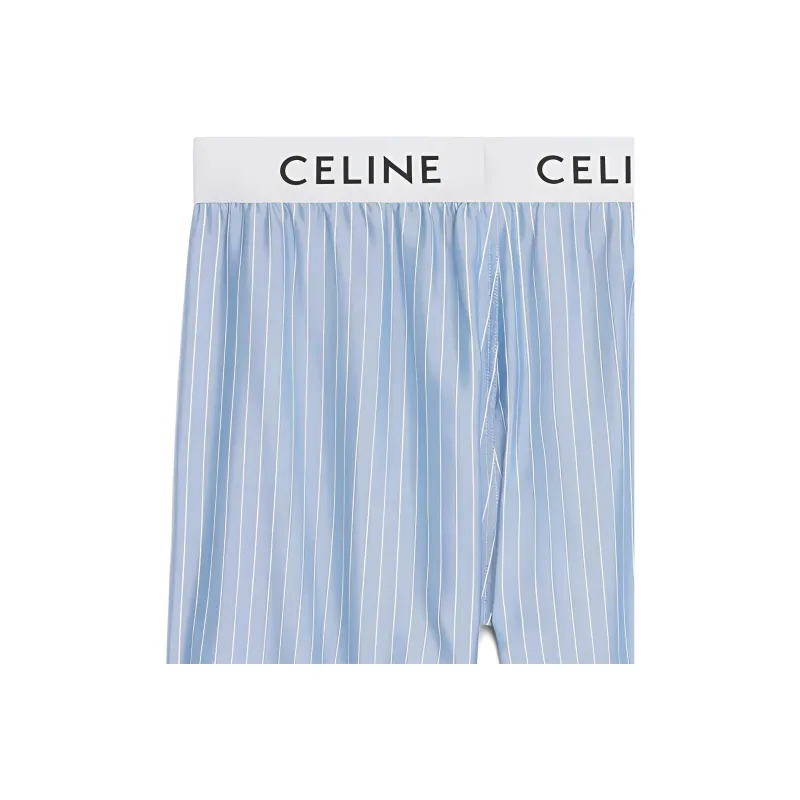 CELINE Boxers In Striped Silk-4