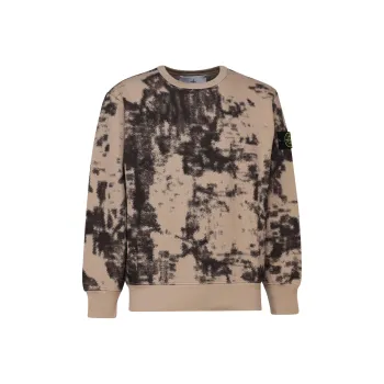 STONE ISLAND Logo Patch Crewneck Sweatshirt