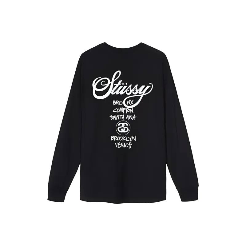 Stussy Long Sleeve World Tour Tee-1