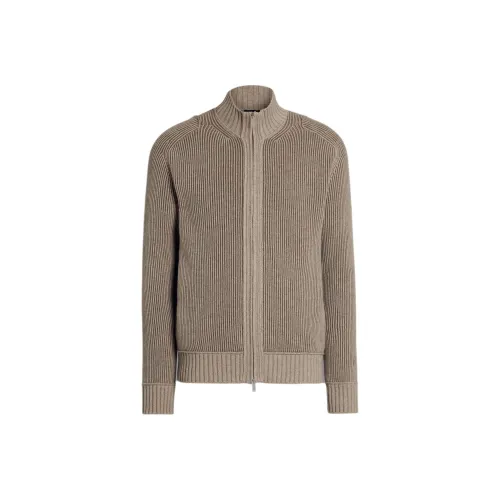 Ermenegildo Zegna Full Zip Knitted Cardigan