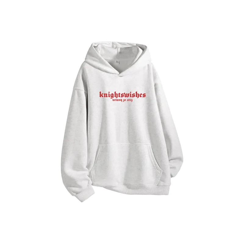 KW Thickened And Fleece Lined Sweatshirt Unisex-6