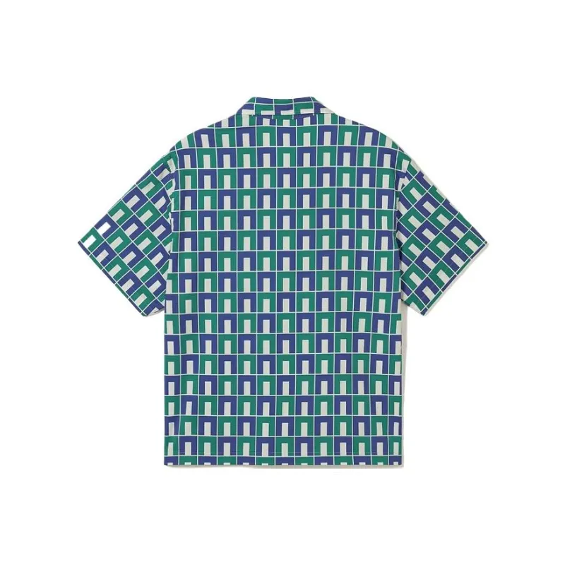 LACOSTE SS24 Shirt Men's Blue Green Multicolor-1