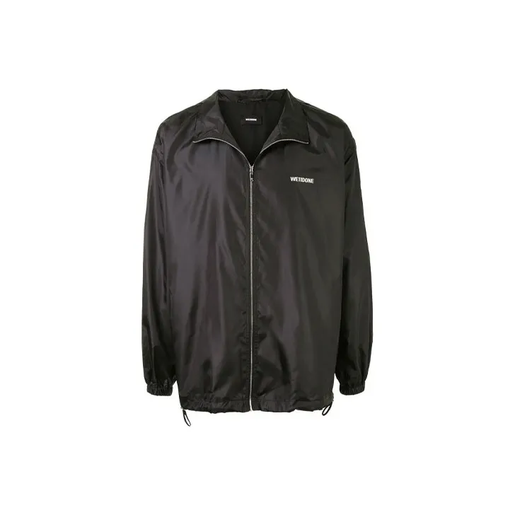WE11DONE Logo print Hooded Jacket-0