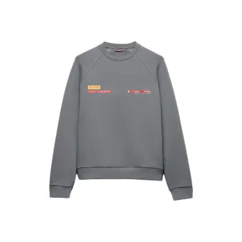 PRADA Sweatshirts Men Gray